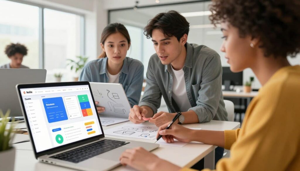 Web design team